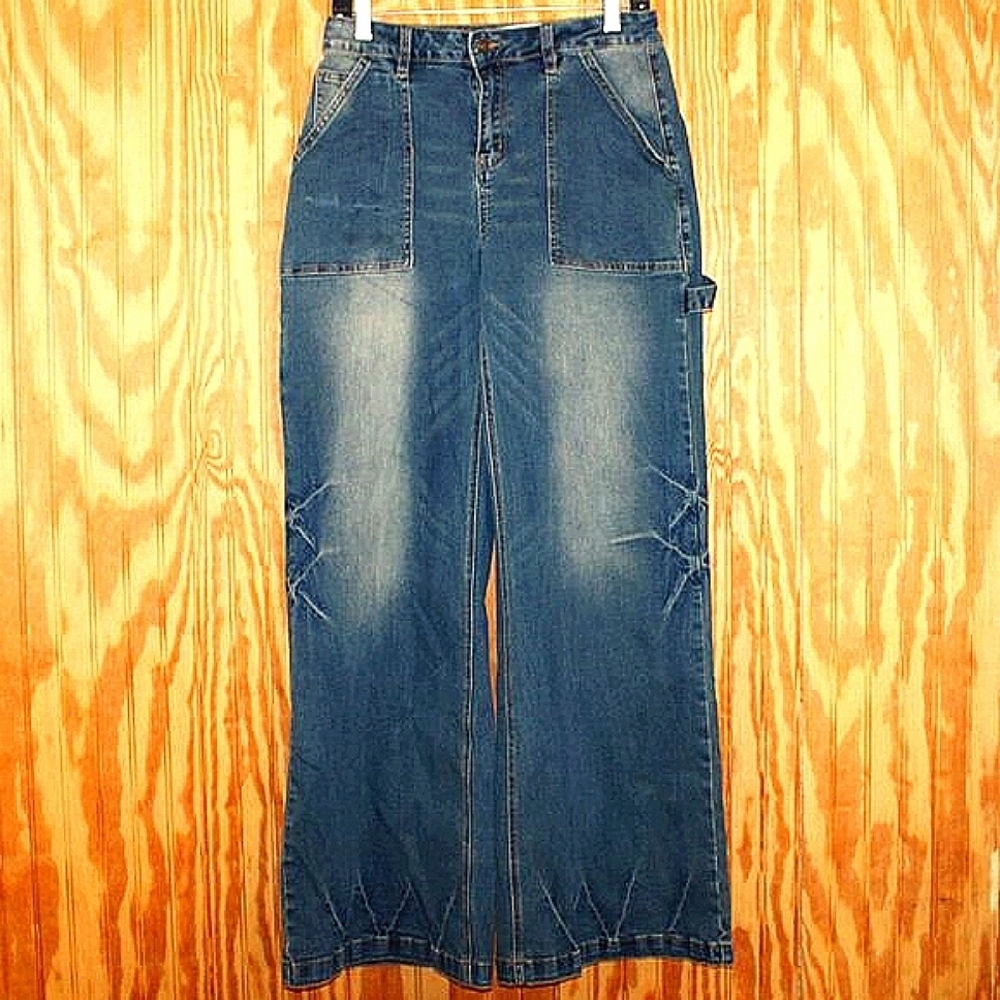 Fashion Nova Wide Leg Carpenter Jeans - Size 7